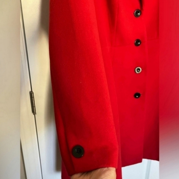 🍁🍂NWOT City chic 18 Scarlet Clean Cut Coat - Picture 6 of 8